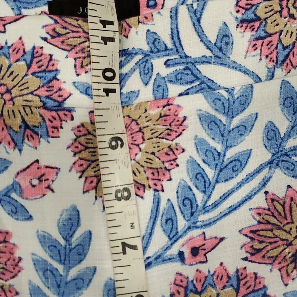 J.crew floral crop vacation pants size 6 - Picture 5 of 16